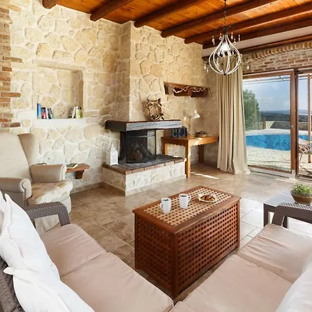 Sleeps 8 With Pool And Air Con Villa Halikounas
